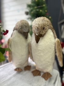 Brown penguin decorations