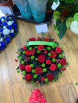 Glentoran football flowers